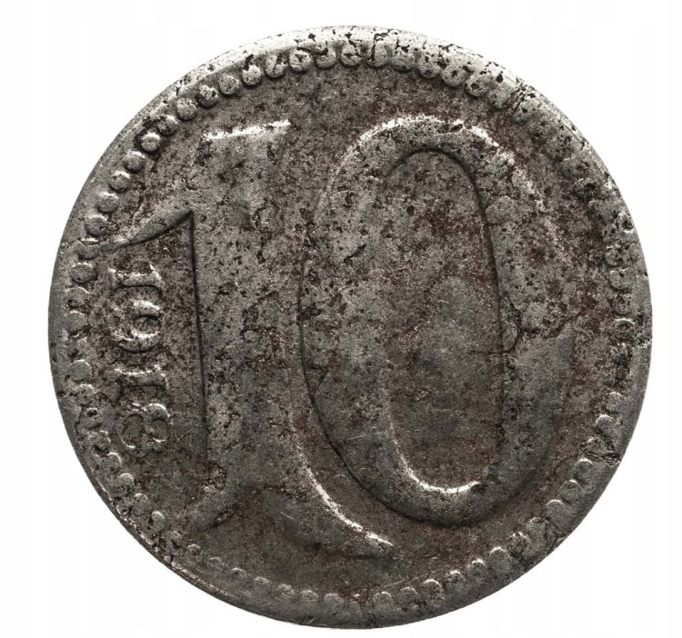 MAINZ 10 PF 1918 ROK st.3 żelazo