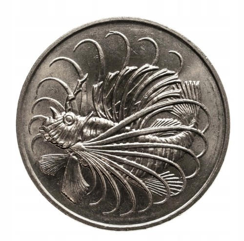 SINGAPORE 50 CENTS 1982 ROK RYBA st.1