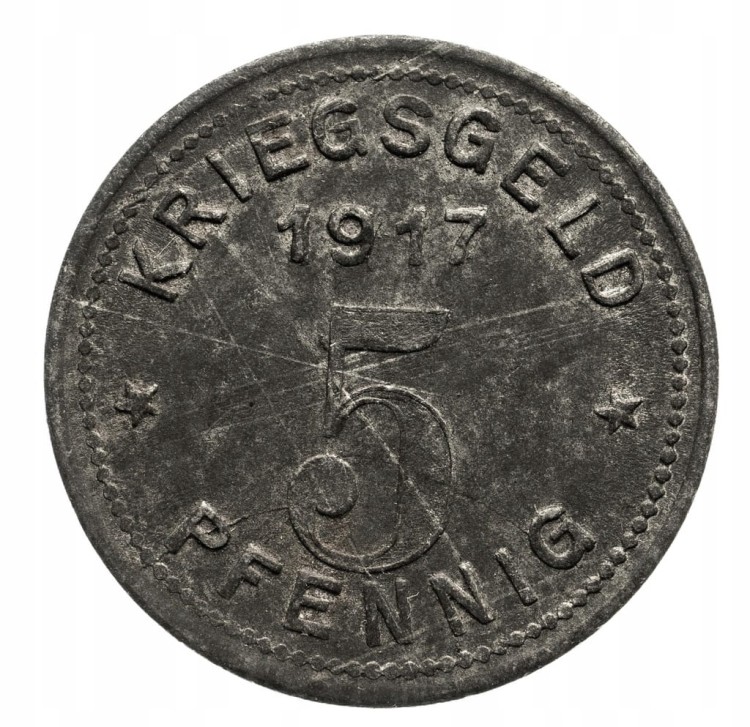 WITTEN 5 PF 1917 ROK st.3 cynk