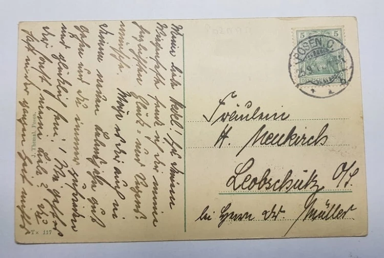 POZNAŃ WYSTAWA WSCHODNIONIEMIECKA WIDOK 1911