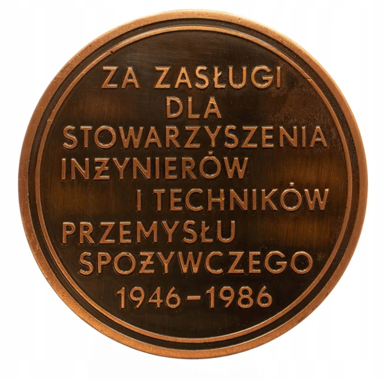 MEDAL ZA ZASŁUGI DLA STOW. I i TPS.SP 1986