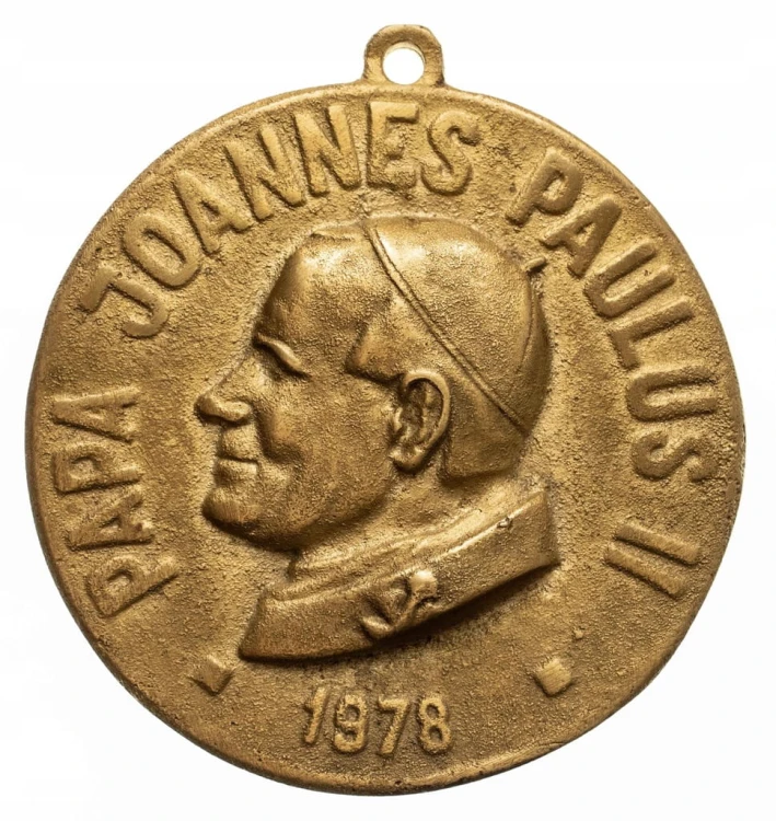 MEDAL Z UCHEM JAN PAWEŁ II 1978