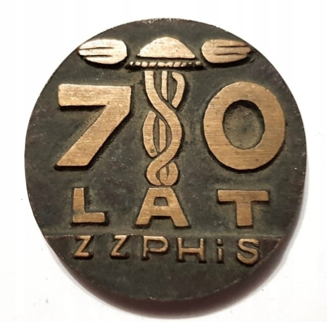 MEDAL 70 LAT ZZPHIS 1905-1975