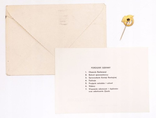 ZAPROSZENIE - DZIELNICOWY ZJAZD TPPR + WPINKA 1974