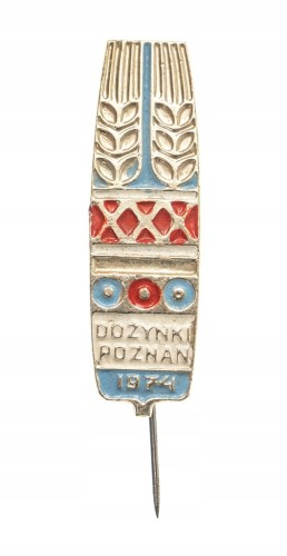 ODZNAKA WPINKA DOŻYNKI POZNAŃ 1974