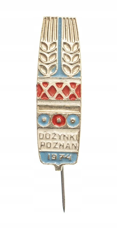 ODZNAKA WPINKA DOŻYNKI POZNAŃ 1974