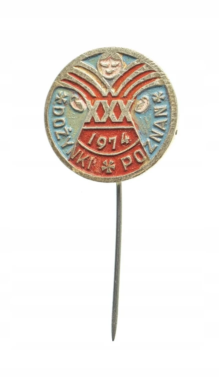 ODZNAKA WPINKA DOŻYNKI POZNAŃ 1974