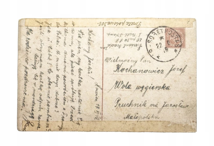 ŁOWICZ - KRAJOBRAZ WIEJSKI 1919