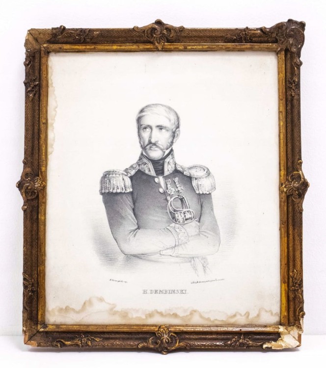 Miedzioryt - Henryk Dembiński (1791-1864)