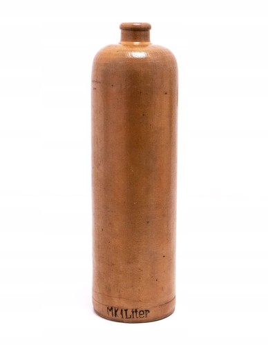 STARA BUTELKA GLINIANA MK 1 LITER