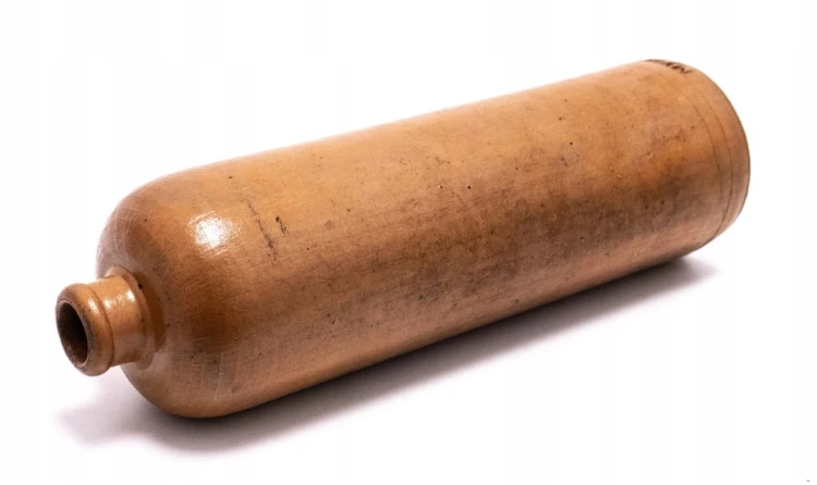 STARA BUTELKA GLINIANA MK 1 LITER
