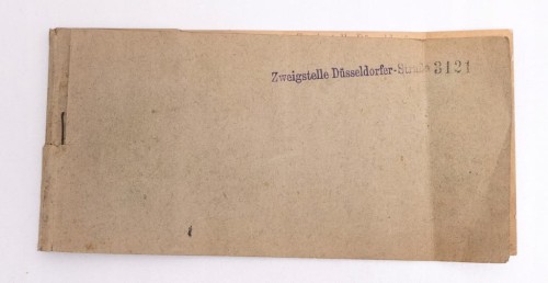 STARA NIEMIECKA KSIĄŻECZKA KWITOWA BANKOWA 1927