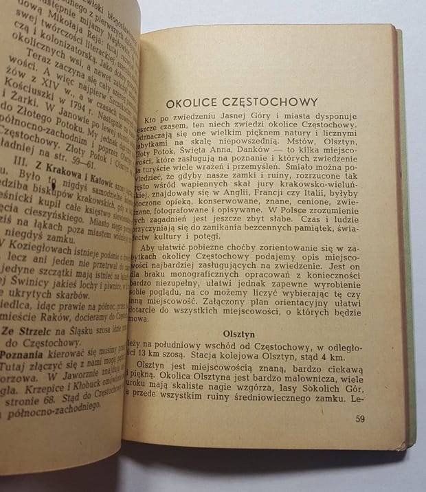 PRZEWODNIK PO JASNEJ GÓRZE CZĘSTOCHOWIE 1946