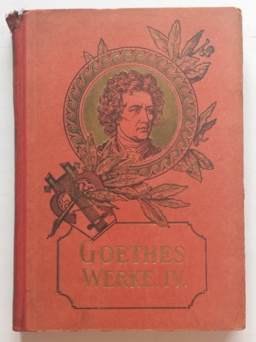 STARA KSIĄŻKA GOETHES WERKE IV
