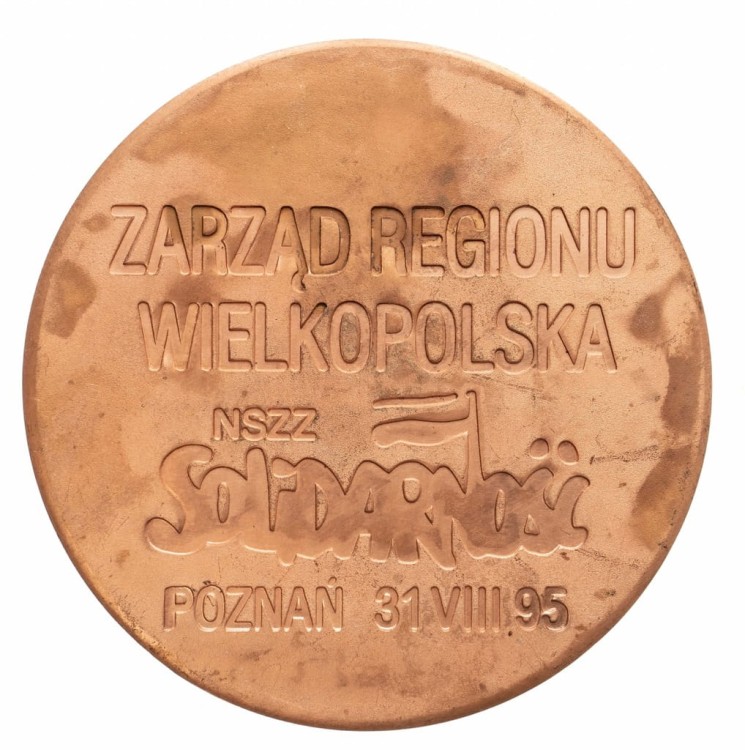 15 LAT SOLIDARNOŚĆ 1995 ZARZĄD REG. WLKP POZNAŃ