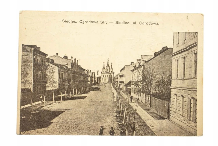 SIEDLCE (SIEDLEC) -UL. OGRODOWA, KOŚCIÓŁ pocz.XXw.