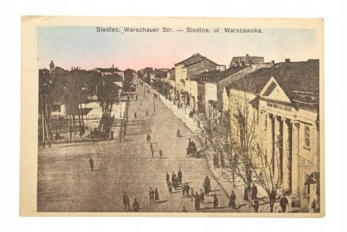 SIEDLCE (SIEDLEC) -UL. WARSZAWSKA, RYNEK pocz.XXw.