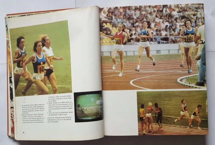STARA KSIĄŻKA IGRZYSKA OLIMPIJSKIE BERLIN 1977