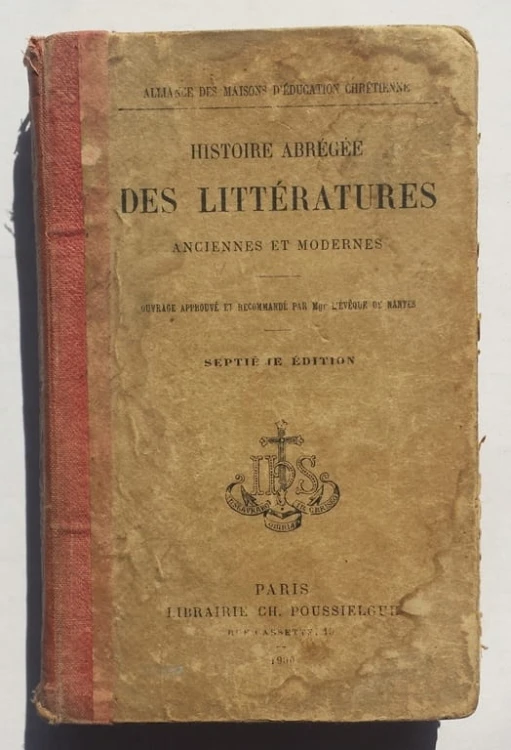 STARA KSIĄŻKA DES LITTERATURES HIST. ABREGEE 1900
