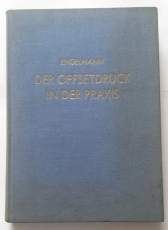 STARA KSIĄŻKA DER OFFSETDRUCK IN DER PRAXIS 1953