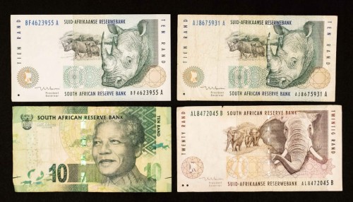 Republika Południowej Afryki, zestaw 4 banknotów