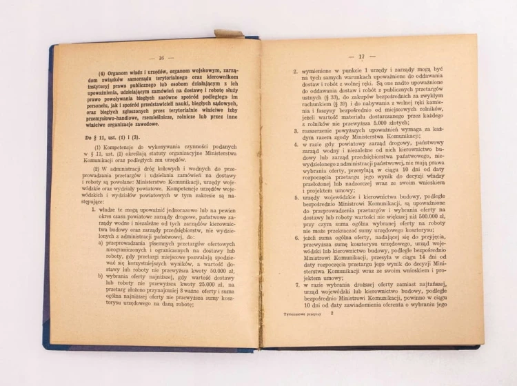 MINISTERSTWO KOMUNIKACJI TYMCZASOWE PRZEPISY 1939