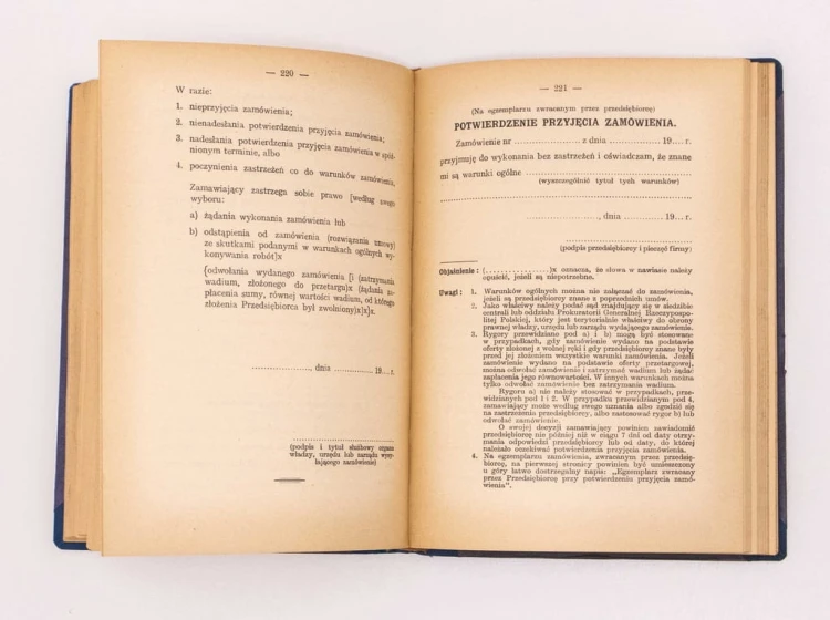 MINISTERSTWO KOMUNIKACJI TYMCZASOWE PRZEPISY 1939