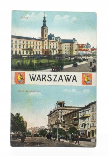 WARSZAWA - RATUSZ, KRAKOWSKIE PRZEDMIEŚCIE 1919