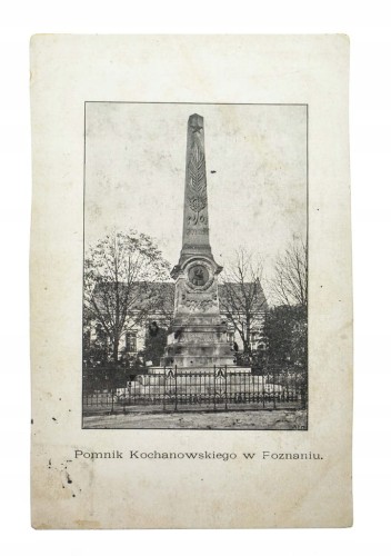 POZNAŃ - POMNIK KOCHANOWSKIEGO pocz. XX w.