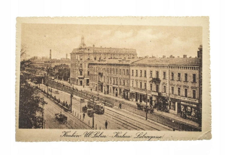 KRAKÓW - ULICA LUBICZ, TRAMWAJ 1918