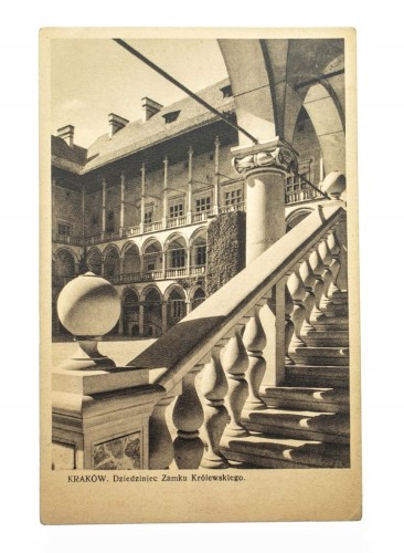 KRAKÓW - DZIEDZINIEC ZAMKU KRÓLEWSKIEGO l. 30/40