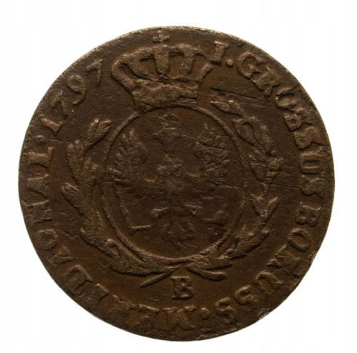 Fryderyk Wilhelm II 1786-97,Grosz, 1797/B WROCŁAW