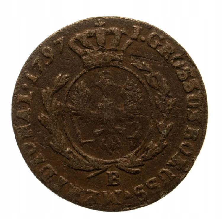 Fryderyk Wilhelm II 1786-97,Grosz, 1797/B WROCŁAW