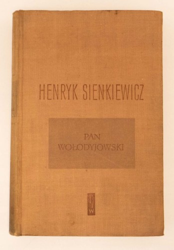STARA KSIĄŻKA PAN WOŁODYJOWSKI H. SIENKIEWICZ 1961