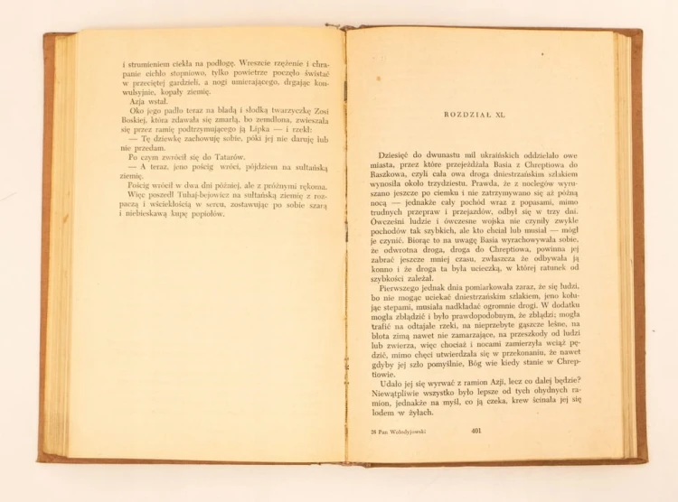 STARA KSIĄŻKA PAN WOŁODYJOWSKI H. SIENKIEWICZ 1961