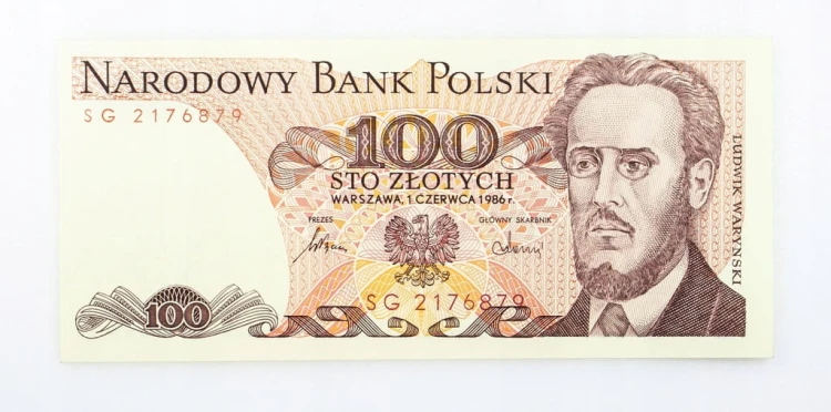 100 ZŁOTYCH 1986 ROK s. SG st. 1-