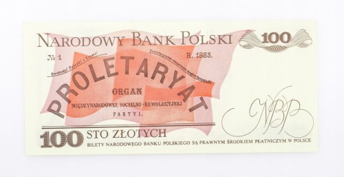 100 ZŁOTYCH 1986 ROK s. SG st. 1-