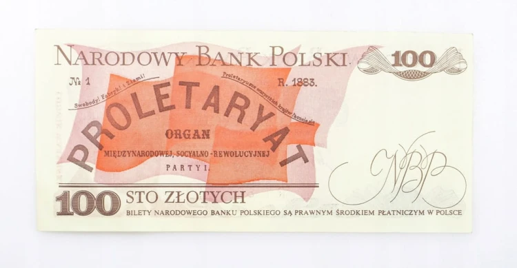 100 ZŁOTYCH 1986 ROK s. RT st. 1-