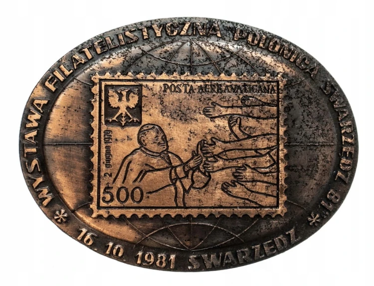 MEDAL WYSTAWA FILATELISTYCZNA SWARZĘDZ 1981