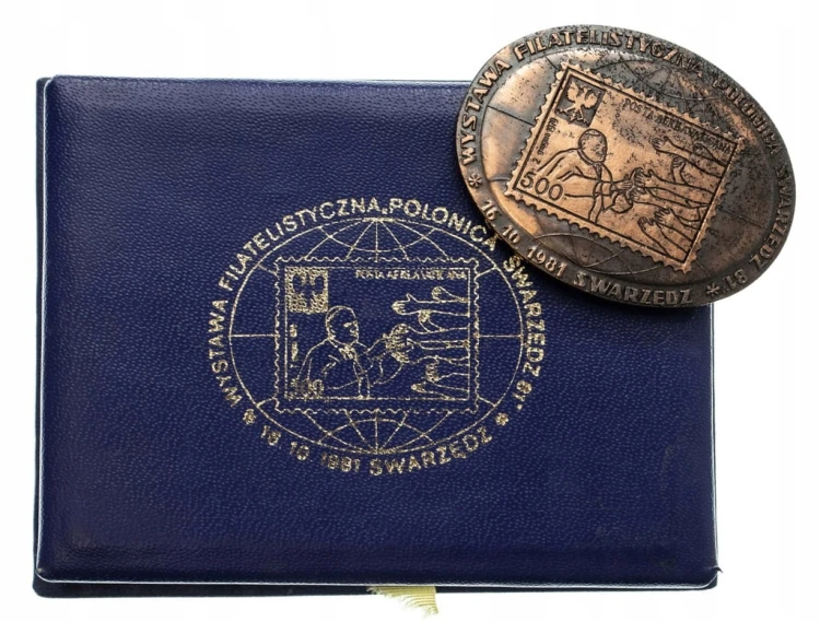 MEDAL WYSTAWA FILATELISTYCZNA SWARZĘDZ 1981