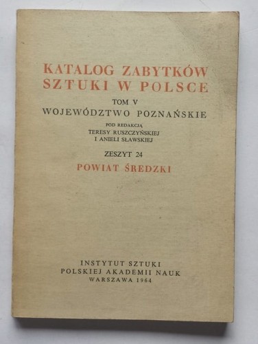 STARA KSIĄŻKA KATALOG ZABYTKÓW SZTUKI W POSLCE '64