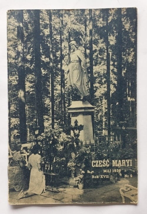 STARY MIESIĘCZNIK CZEŚĆ MARYI MAJ 1939 NR 9
