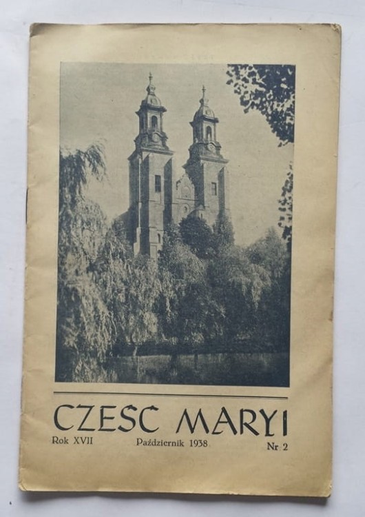 STARY MIESIĘCZNIK CZEŚĆ MARYI 1938 NR 2