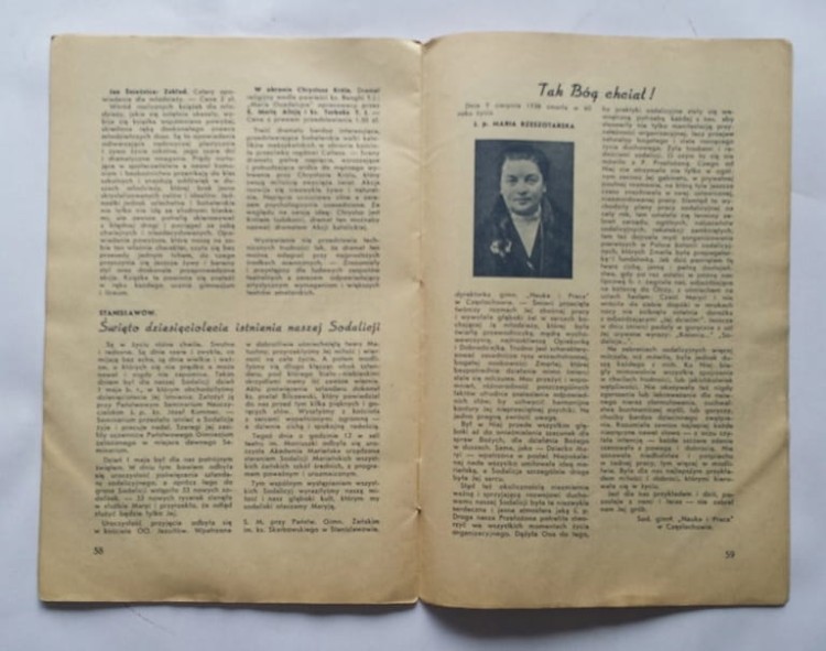 STARY MIESIĘCZNIK CZEŚĆ MARYI 1938 NR 2