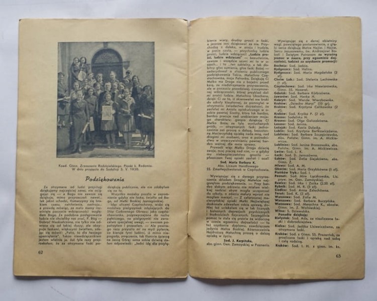 STARY MIESIĘCZNIK CZEŚĆ MARYI 1938 NR 2
