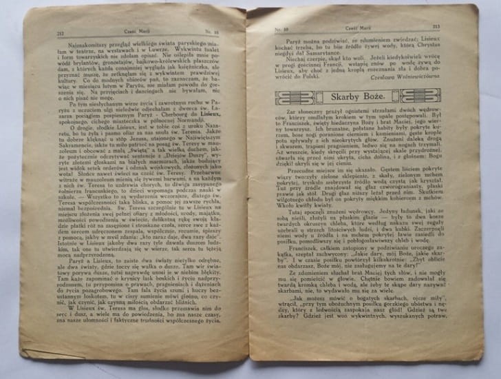 STARY MIESIĘCZNIK CZEŚĆ MARYI 1928 NR 10