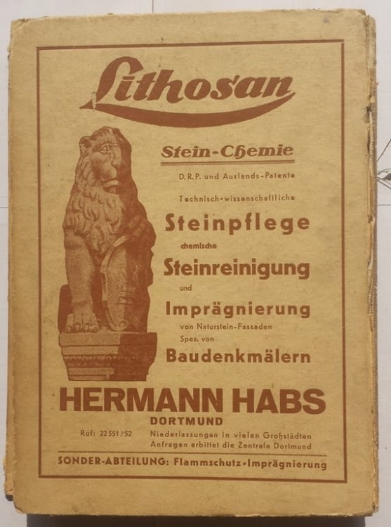 STARA KSIĄŻKA NIEMIECKA BAUBEHORDEN 1942