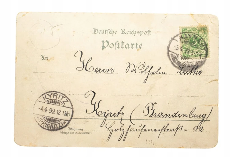 CHOJNÓW - PARK, POCZTA, RYNEK, RESTAURACJA 1899