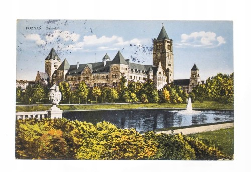POZNAŃ - ZAMEK CESARSKI, OGRÓD, PARK 1927