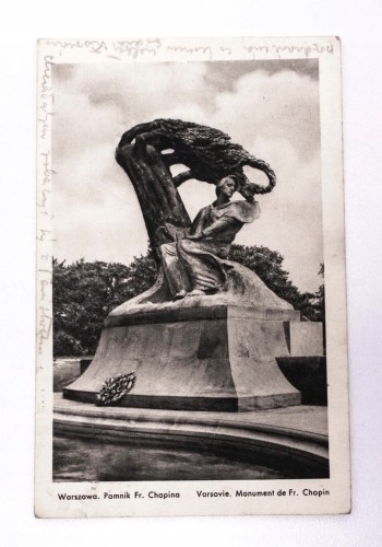WARSZAWA - POMNIK CHOPINA 1938